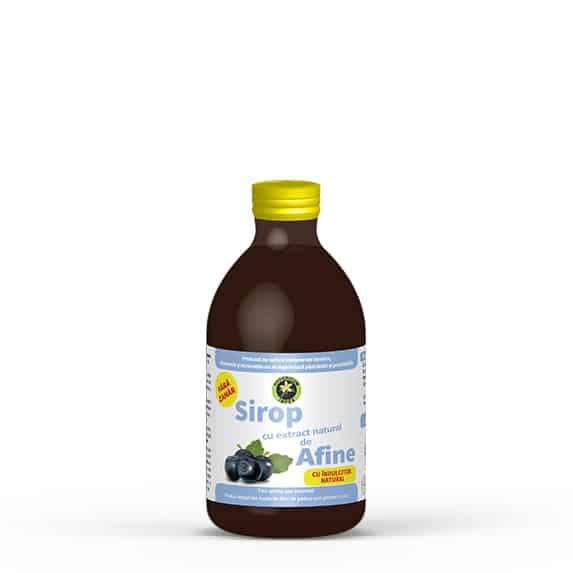 Sirop-afin-indulcitor-stevia-250-ml.jpg Sirop de Afine cu indulcitor Stevia Rebaudiana 250 ml - imagine 1