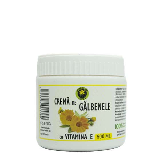 crema-de-galbenele-cu-vitamina-e-500-ml.jpg Crema de galbenele cu vitamina E 500 ml - imagine 1
