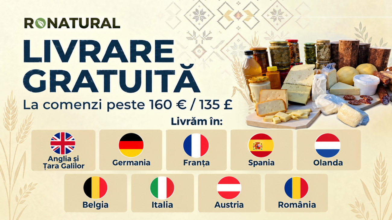 Livrare gratuita in Europa